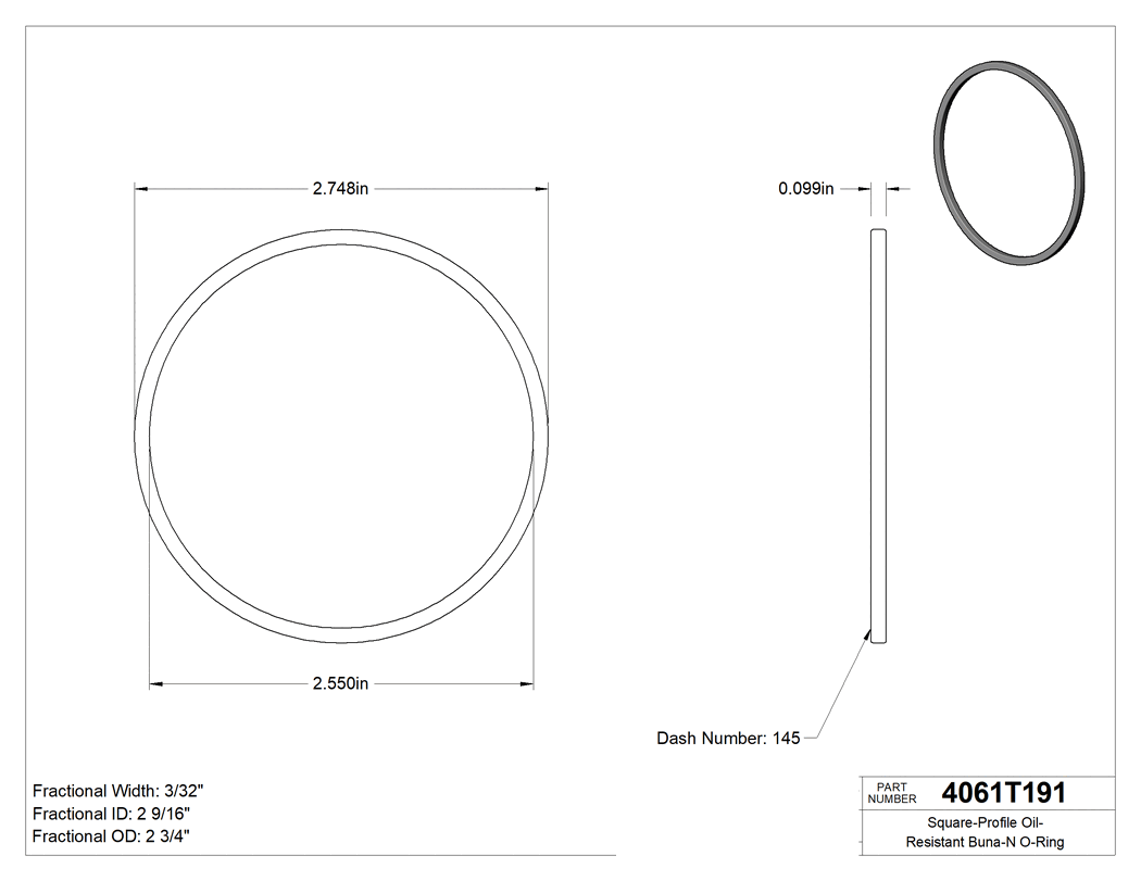 Technical drawing - 4061T191